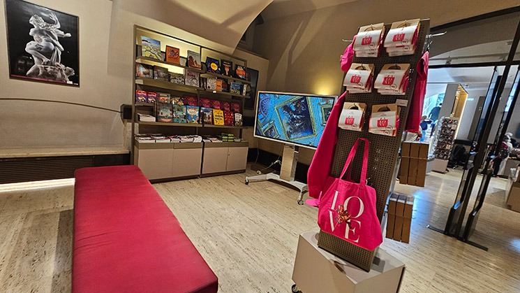 ボルゲーゼ美術館のギフトショップ