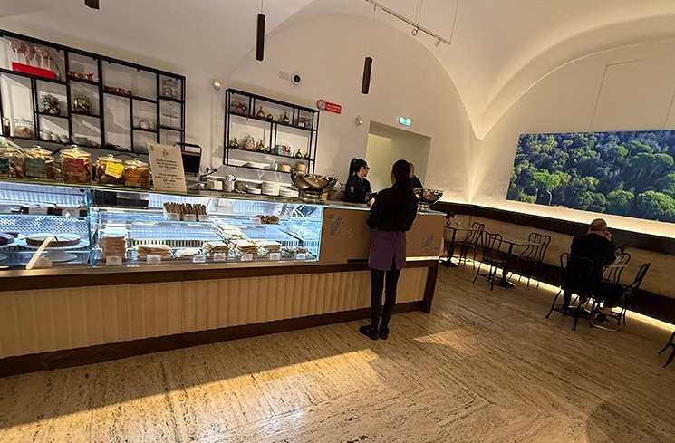 ボルゲーゼ美術館のカフェ