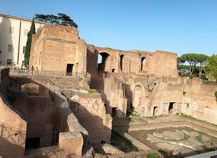 パラティーノの丘のドムス・アウグスターナ