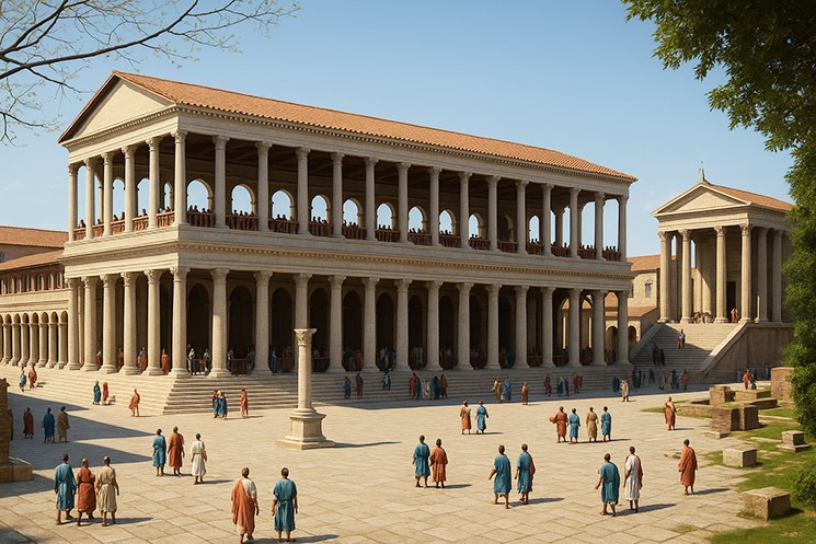 バシリカ・ユリアの再現イメージ
