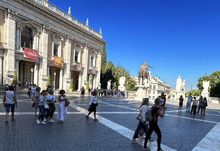カンピドリオ広場とカピトリーノ美術館