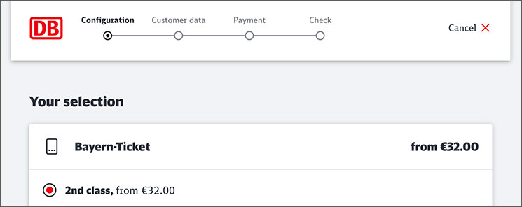 Regional day ticket for Bavaria - ドイツDB公式HP