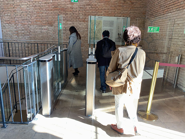 ノイシュヴァンシュタイン城 出口用の改札