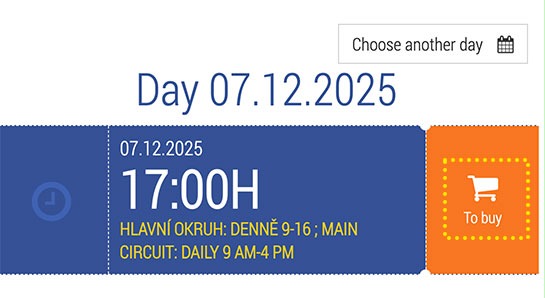 「To buy」ボタンをタップして予約日を確定 - プラハ城 公式チケット販売サイト