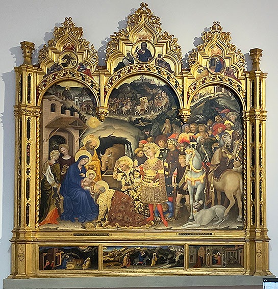 東方三博士の礼拝 - ファブリアーノ作