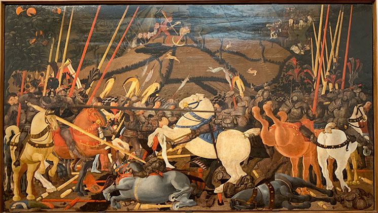 サン・ロマーノの戦い - パオロ・ウッチェッロ作