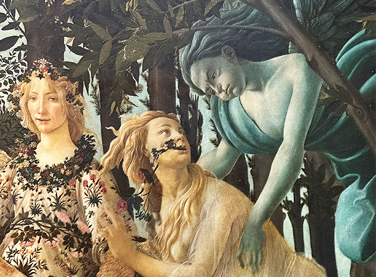 春 ゼピュロスと妖精クロリス