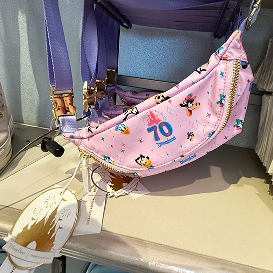 Disneyland 70周年 ピンクショルダーバッグ
