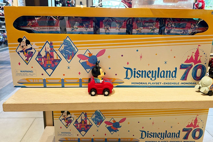 Disneyland 70周年 モノレール・プレイセット