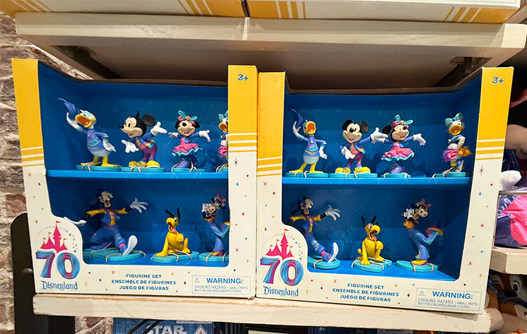 Disneyland 70周年 キャラクターフィギュアセット