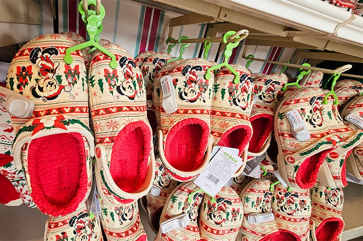 クリスマス ミニー スリッパ