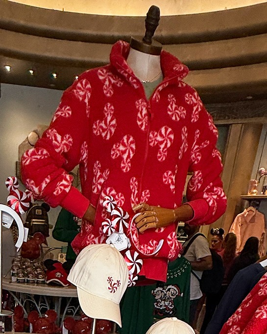 クリスマス ペパーミント柄パーカー