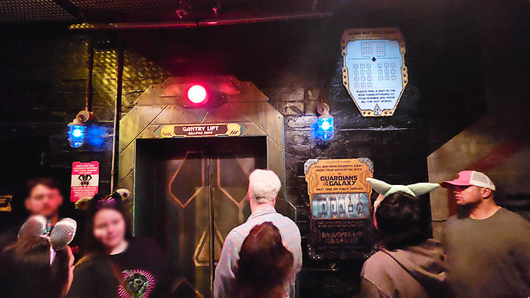 ガーディアンズ・オブ・ギャラクシーの搭乗直前エリア2