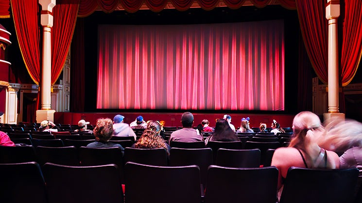 ミッキーのフィルハーマジック 劇場内の景観