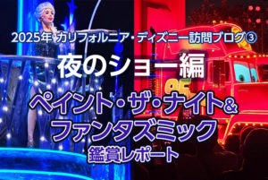 【2025年最新】カリフォルニア・ディズニー ペイント・ザ・ナイト＆ファンタズミック鑑賞レポート【訪問ブログ③ 夜のショー編】