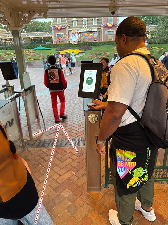 ディズニーランドパーク入園｜入場レーンの様子（2025年撮影）