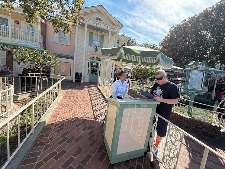 リバーベル・テラスの受付