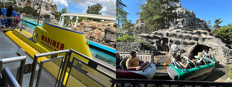 カリフォルニ限定アトラクション「ニモ」と「マッターホーン・ボブスレー」に搭乗