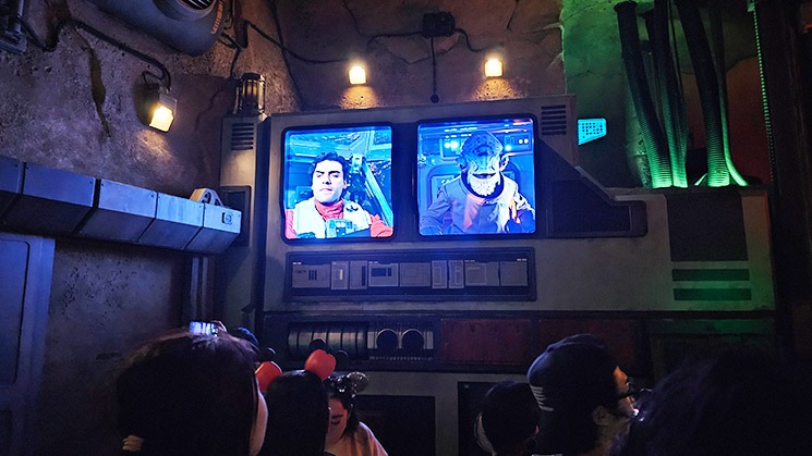 スター・ウォーズ：ライズ・オブ・ザ・レジスタンス内のプロローグ映像シーン