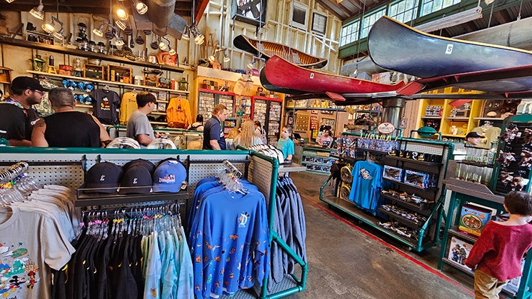 アドベンチャー・パークのグッズショップ