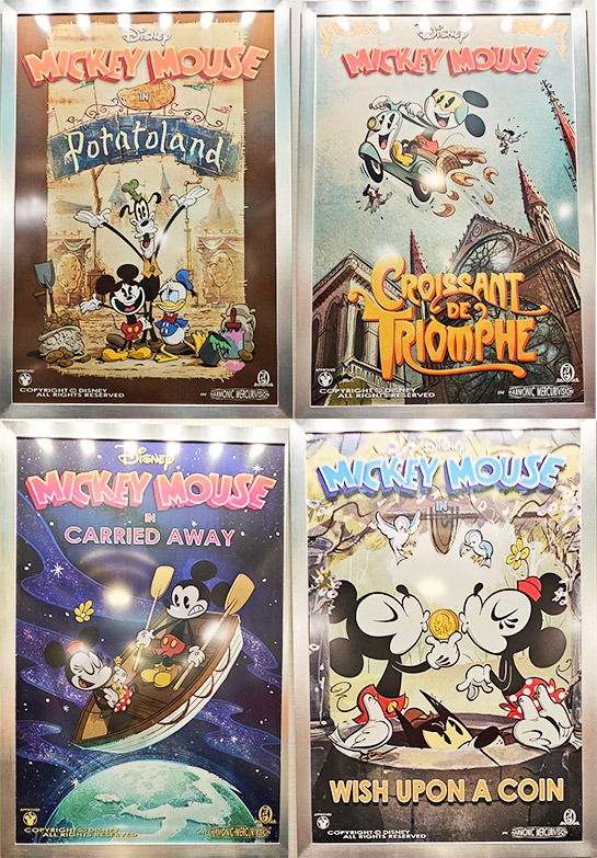 ミッキー＆ミニーのランナウェイ・レイルウェイの年代別ポスター