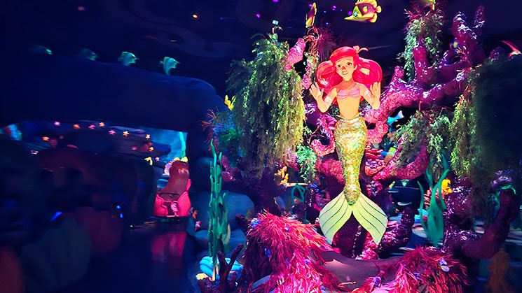 アリエルが歌うシーン