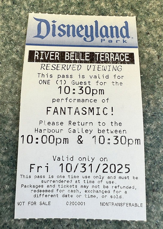 リバーベル・テラス 『ファンタズミック』の鑑賞券