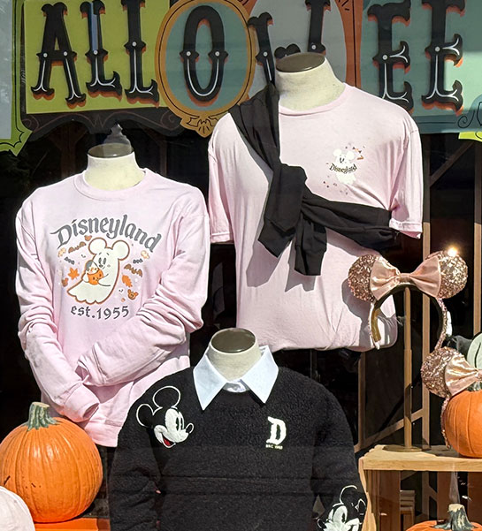 ショーウィンドウのピンクスウェット（est.1955ロゴ）