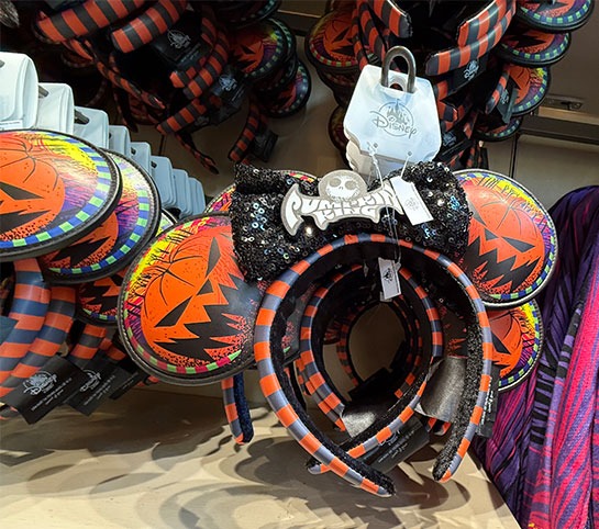 パンプキン柄のカチューシャ（ポップカラー）