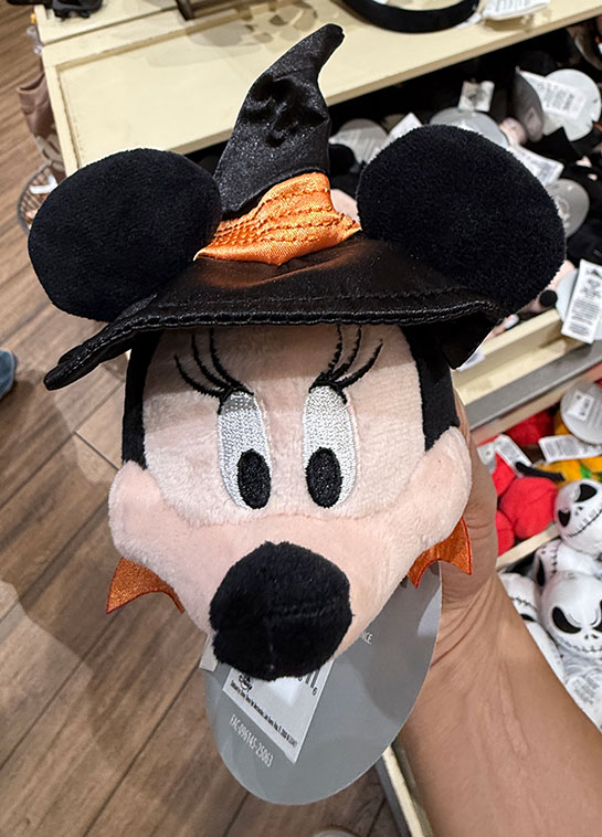 ミニーの魔女帽子カチューシャ（黒×オレンジ）