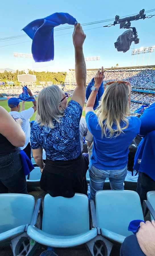 試合開始直前に高まる観客のボルテージ