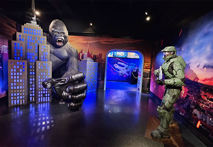 キングコングの巨大セット