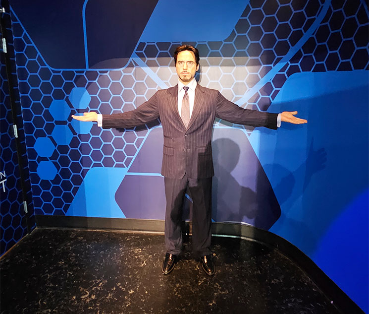 トニー・スタークの蝋人形（アイアンマン）