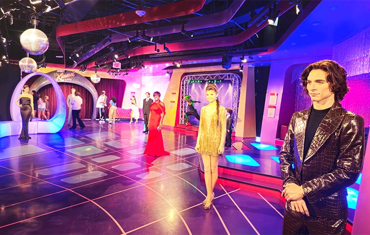 マダム・タッソー・ハリウッド 3階のスターエリアの様子