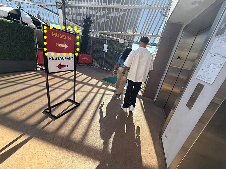 「マダム・タッソー・ハリウッド」の3階 「MUSEUM」の案内に沿って奥へ