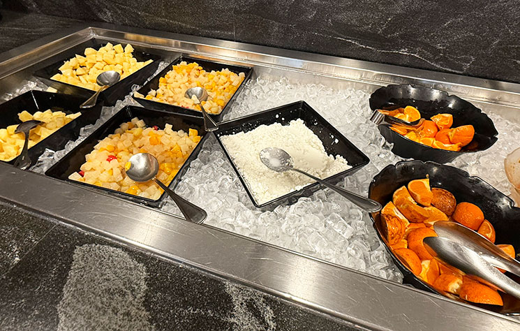 デザート パームズ ホテル ＆ スイーツのフルーツコーナー