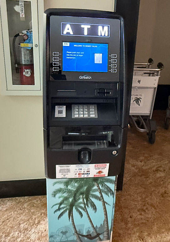 デザート パームズ ホテル ＆ スイーツのATM