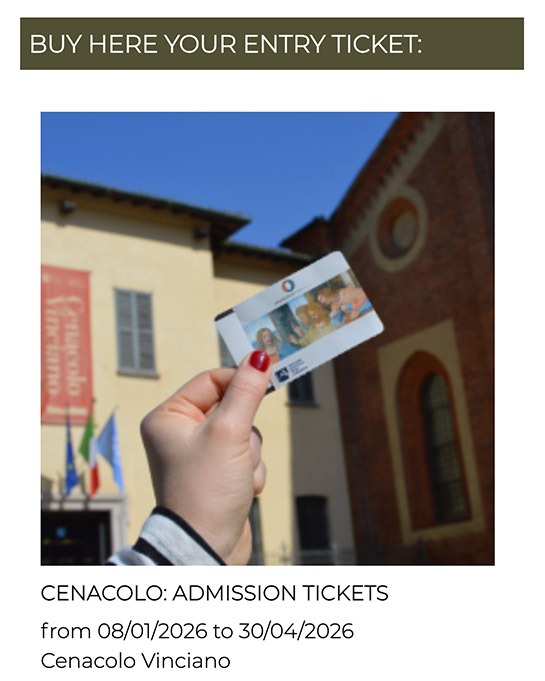 CENACOLO: ADMISSION TICKETS
