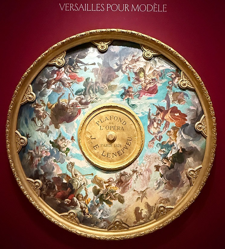 ジュール・ウジェーヌ・ルヌヴーによる伝統的な天井画の模型（原画）