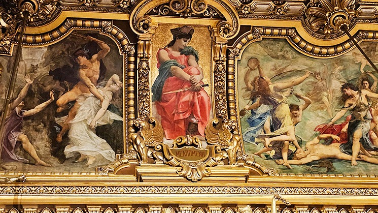 グラン・フォワイエの装飾