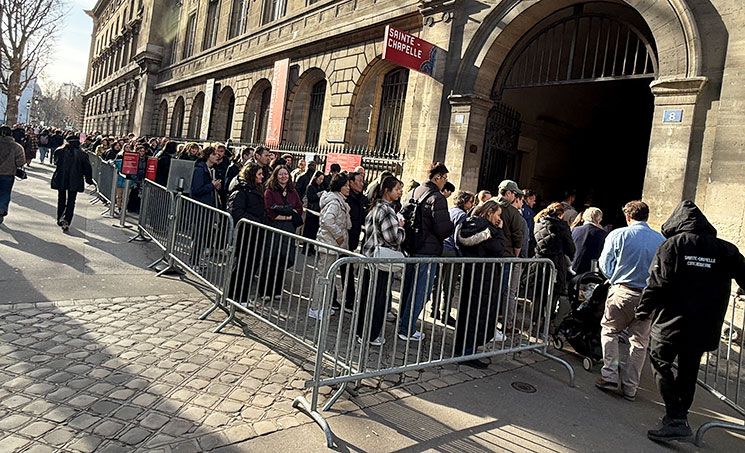 サント・シャペル教会内の景観