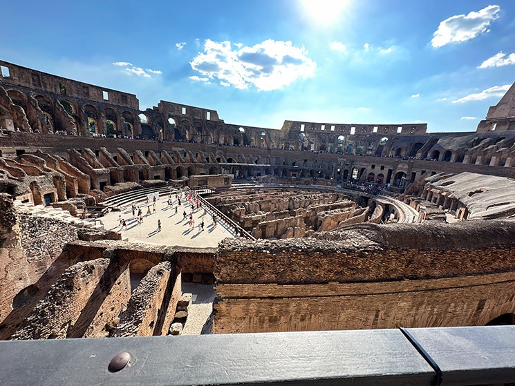 コロッセオ 「一般見学エリア（2階）」からの景観