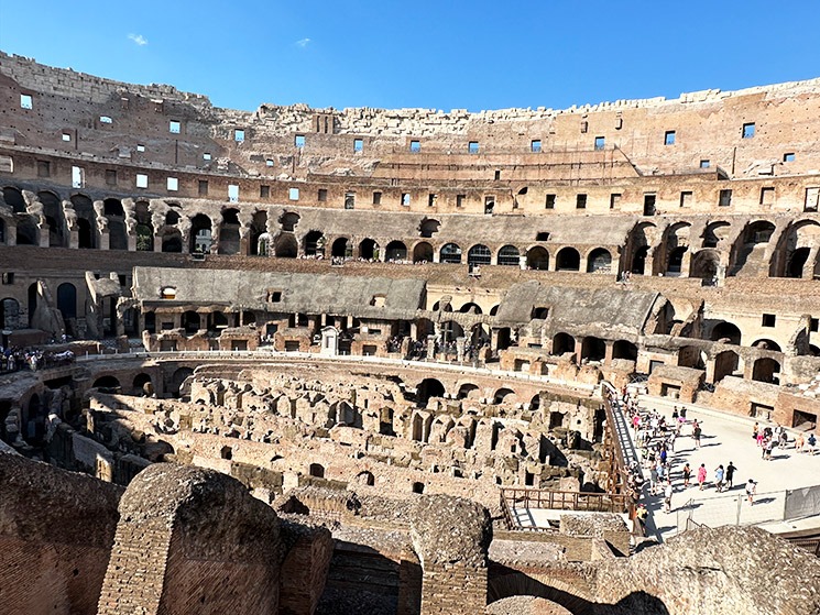 コロッセオ 「一般見学エリア（2階）」からの景観