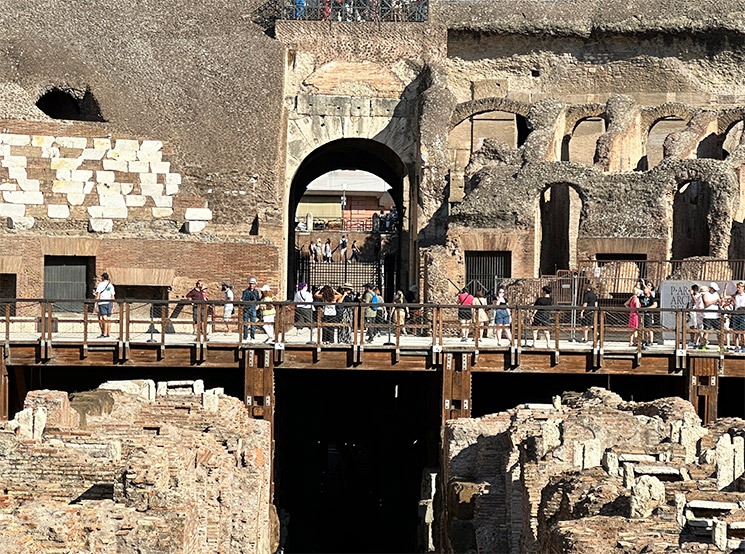 コロッセオ 「一般見学エリア（1階）」の景観