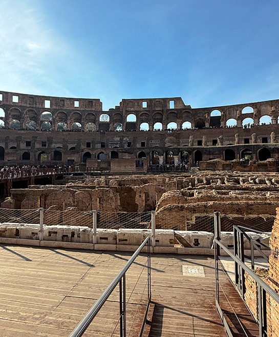コロッセオ 「一般見学エリア（1階）」の景観