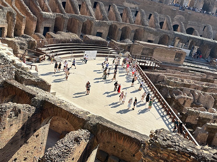 コロッセオ 「アリーナ」の景観