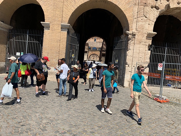 コロッセオ南側の出口