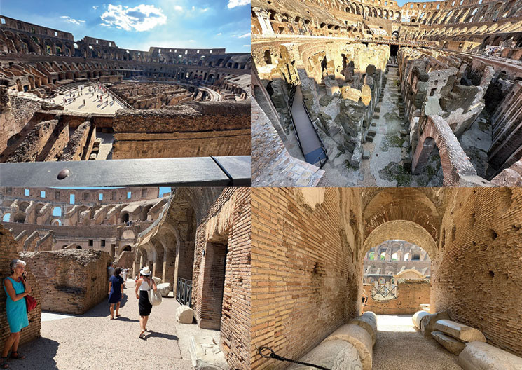 コロッセオ 見学エリアの景観