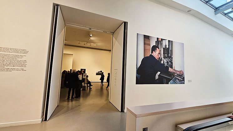 フォンダシオン・ルイヴィトン 1階 ギャラリー入口 リヒター展の展示室