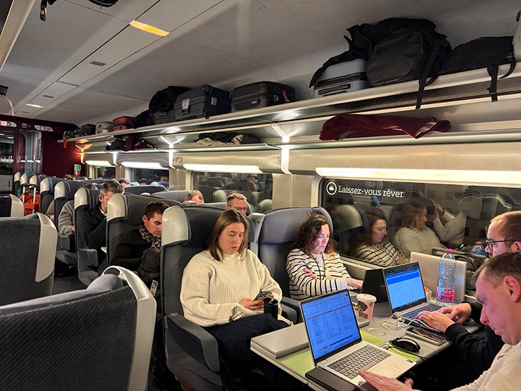 高速鉄道TGV 1等席